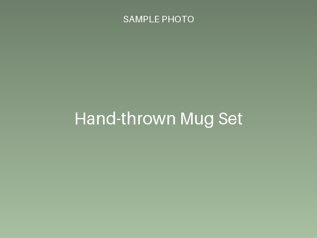 Hand-thrown Mug Set